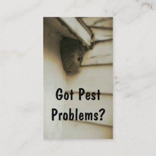 Pest Control Exterminator Business Card