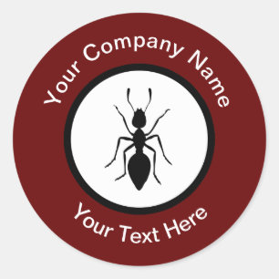 Pest Control Exterminator Theme Business Stickers