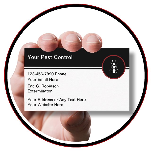 Pest Control Modern Business Cards New (Creator Uploaded)