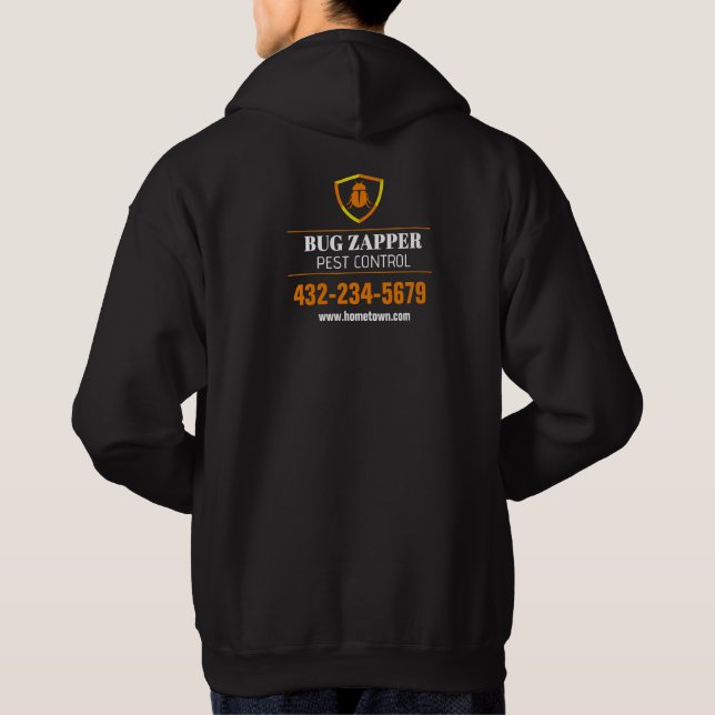 Pest Control Service Hoodie (Back)