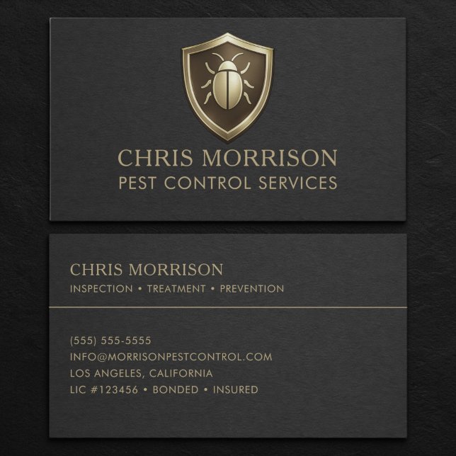 Pest Control Services Business Card (Creator Uploaded)