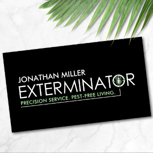 Pest Control Services - Exterminator Business Card