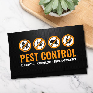 Pest Control Services - Exterminator Business Card