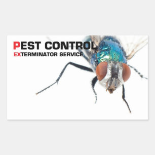 Pest control sticker