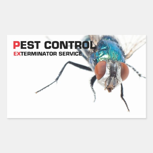 Pest control sticker (Front)