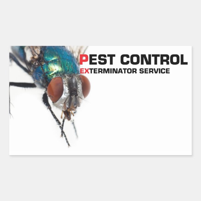 Pest control sticker (Front)