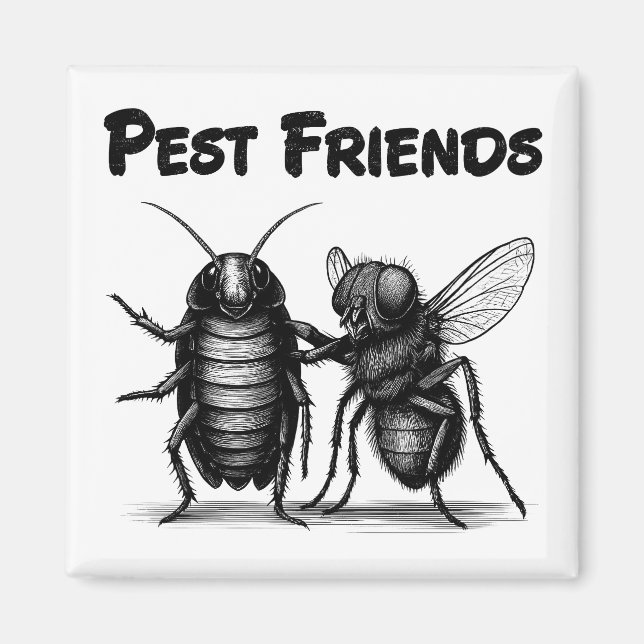 Pest Friends BFF Magnet (Front)