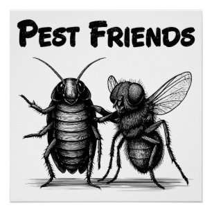 Pest Friends BFF Poster
