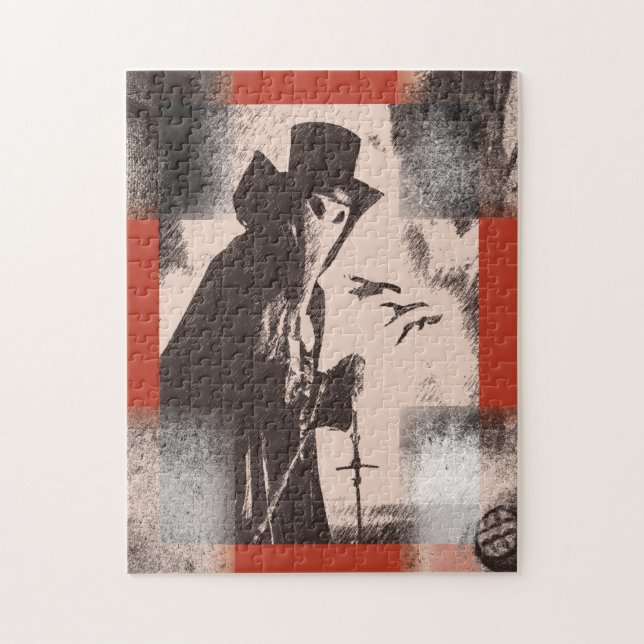 Peste Docteur Dr Macabre Puzzle Art gothique Impri (Vertical)