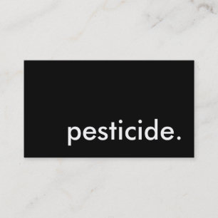 pesticide. business card