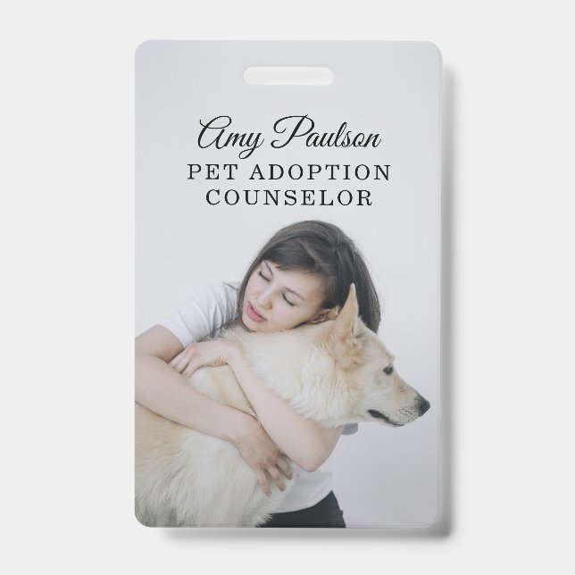 Pet Adoption Counsellor Badge (Front)