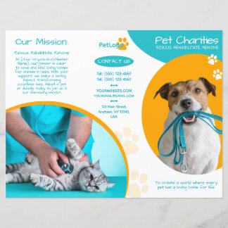 Pet Adoption / Pet Charity - Brochure