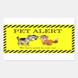 Pet Alert Sticker