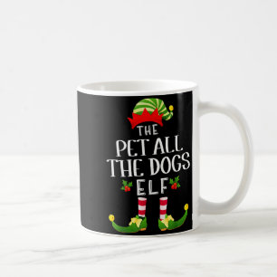 Pet All The Dogs Christmas Elf Matching Pajama X-m Coffee Mug