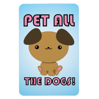 Pet All the Dogs! Kawaii Puppy Magnet