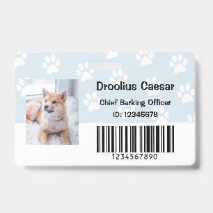 Pet Animal Care Veterinarian Custom Photo Employee Badge