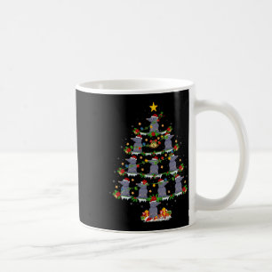 Pet Animal Xmas Lights Santa Mole Christmas Tree  Coffee Mug
