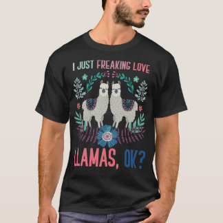 Pet Animal Zoo Alpaca Llama T-Shirt