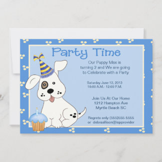 Pet  Birthday  Party Invitation