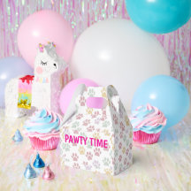 PET BIRTHDAY PARTY PAW PRINTS PAWTY TIME