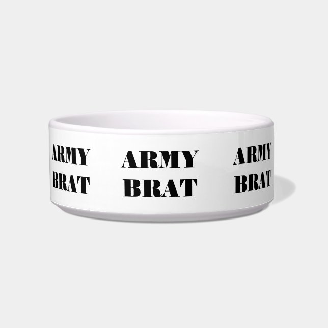 Pet Bowl Army Brat (Front)