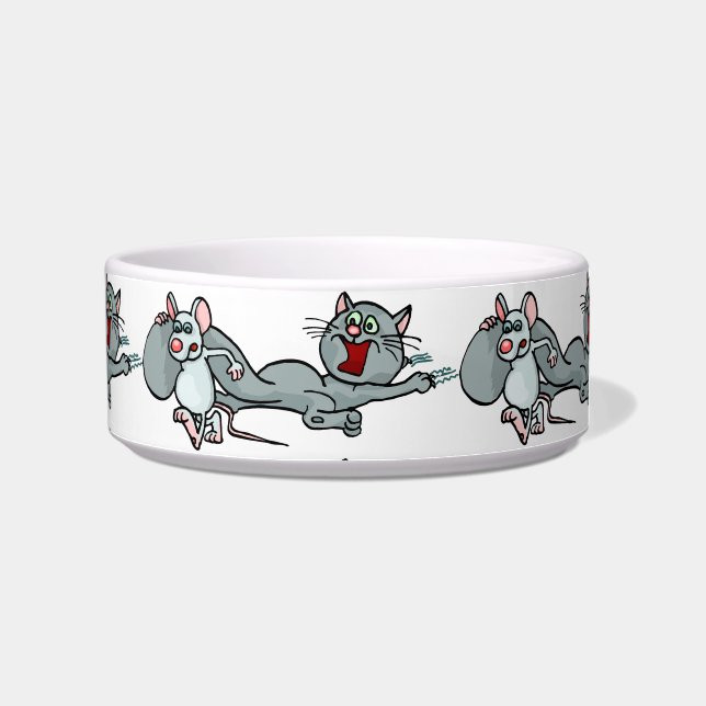 Pet Bowl/Mouse Catching a Cat Bowl (Right)