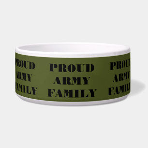 Pet Bowl Proud Army Family