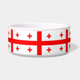 Pet Bowl with flag of Georgia