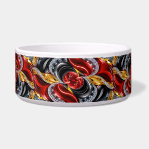 Pet Bowl with German Colours Abstract Design