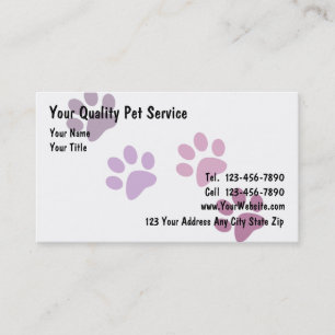 Pet Business Cards
