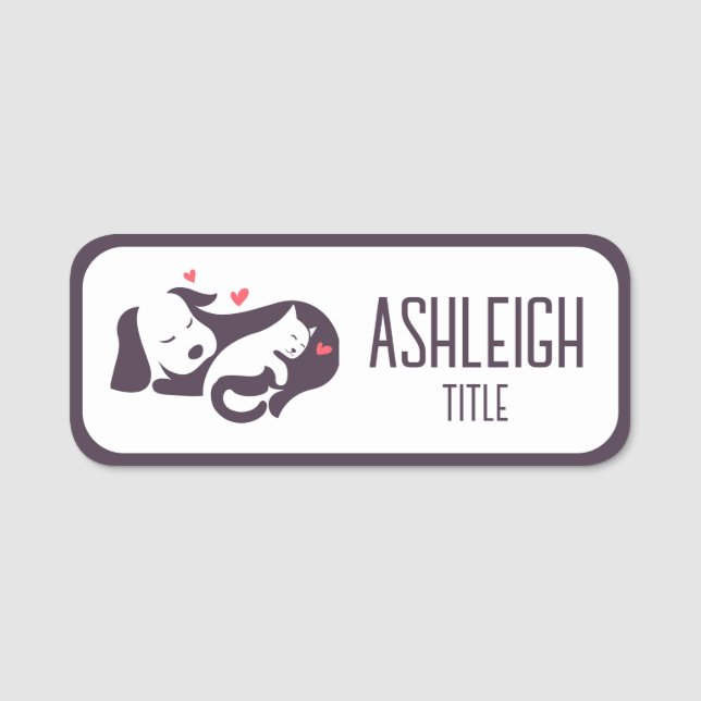 Pet Business Name Tag (Front)