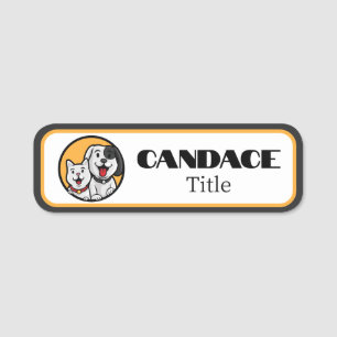 Pet Business Name Tag