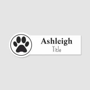 Pet Business Name Tag