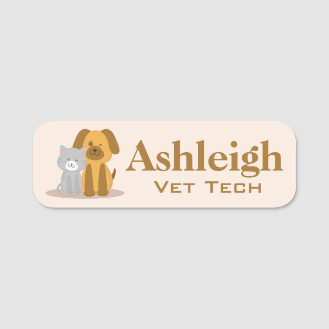 Pet Business Name Tag (Front)