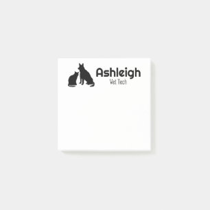 Pet Business Personalized Post-it Notes