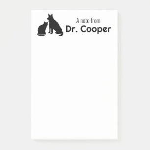 Pet Business Personalized Post-it Notes