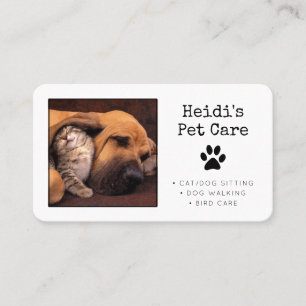 Pet Care Appointment Card