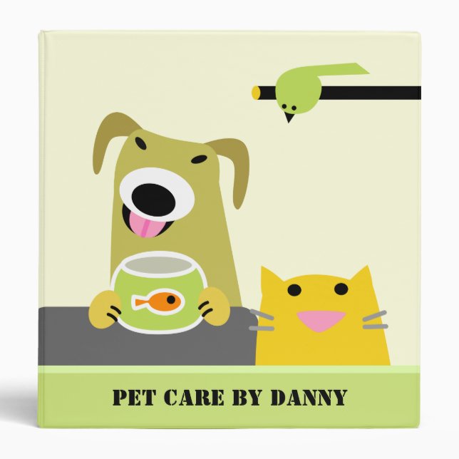 Pet Care Business Binder (Front)