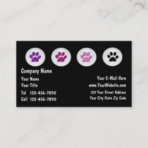 Pet Care Business Card