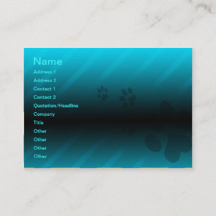 Pet Care Business Card