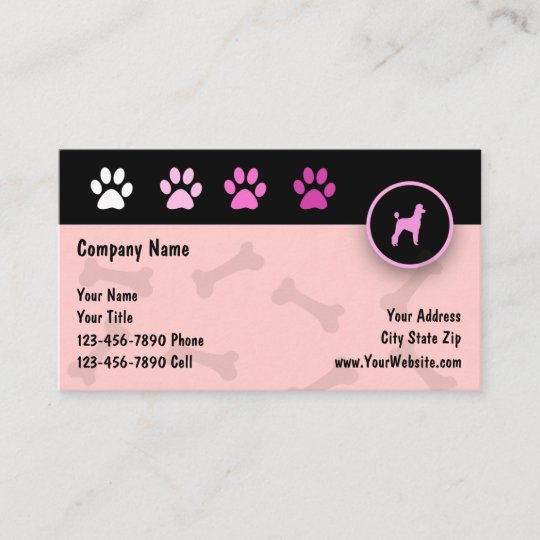 Pet Care Business Cards Zazzle.ca