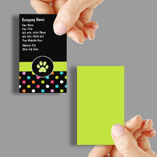 Pet Care Business Cards
