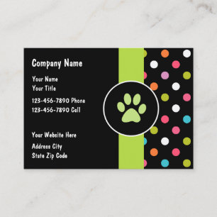 Pet Care Business Cards