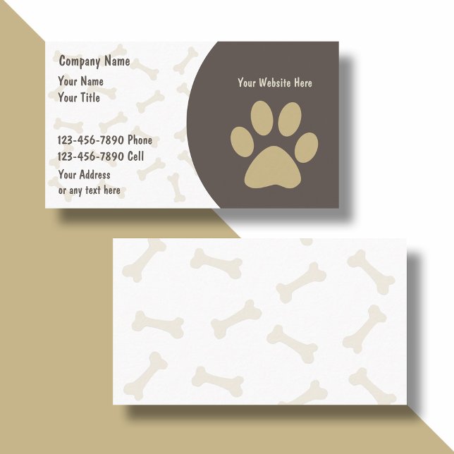 Pet Care Business Cards New (Creator Uploaded)
