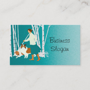 Pet Care Service Dogs Business Card