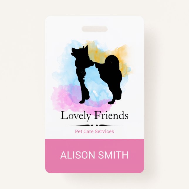 Pet Care Services/ Sitting services Badge (Front)