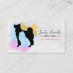Pet Care Services/ Sitting services Business Card