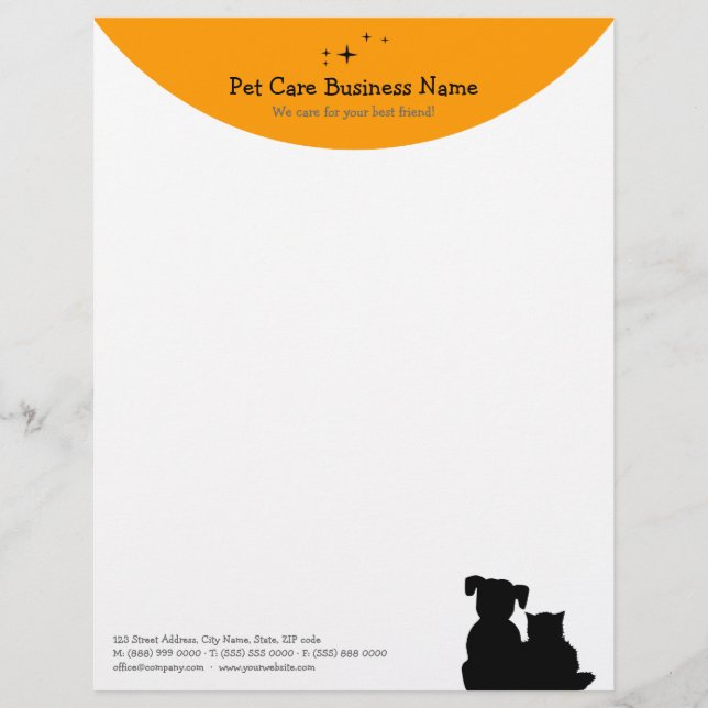 Pet Care / Sitter letterhead (Front)