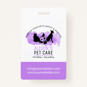  Pet Care / Sitting services / Dod walking Badge