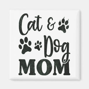 Pet Cat Dog Mom Mothers Day For Women Magnet